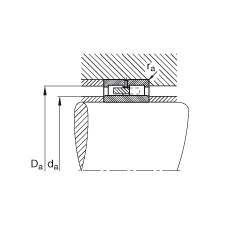圓柱滾子軸承 NNU4932-S-M-P5-C3, 浮動軸承，雙列，可分離，帶保持架